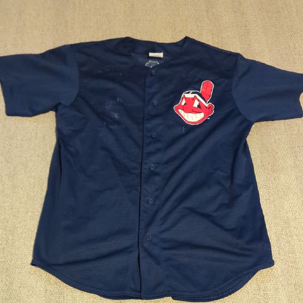 Vintage Off The Bench Cleveland Indians Omar Vizquel #13 Jersey Size Medium